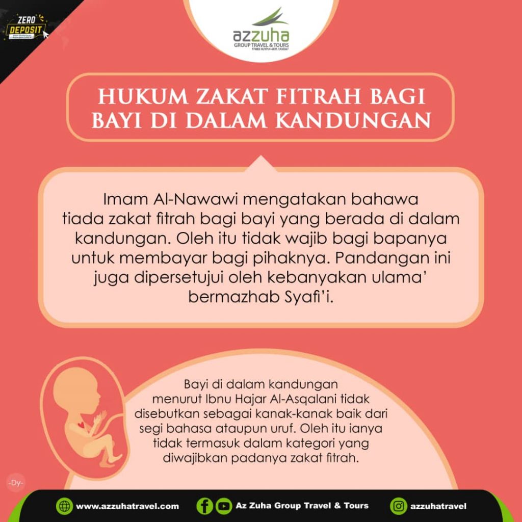 Hukum Zakat Fitrah Bagi Bayi Dalam Kandungan Az Zuha Group Travel Tours Sdn Bhd